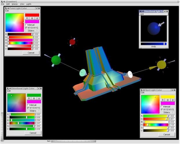 scene viewer lights demo